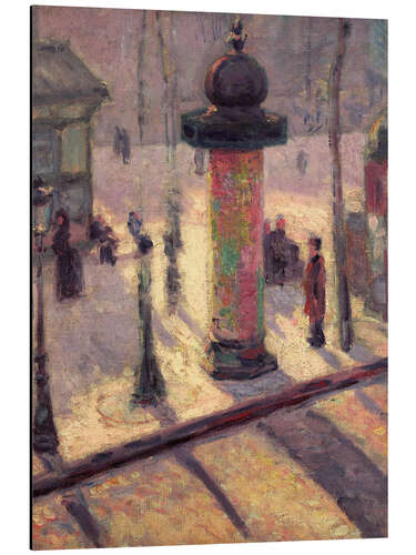 Alumiinitaulu Kiosk on the Boulevard Clichy, 1887