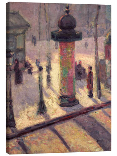 Canvastavla Kiosk on the Boulevard Clichy, 1887