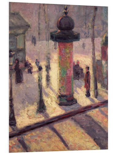 Obraz na PCV Kiosk on the Boulevard Clichy, 1887