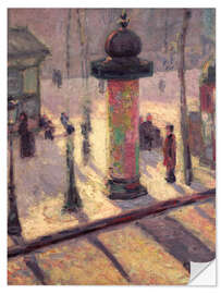 Wall sticker Kiosk on the Boulevard Clichy, 1887