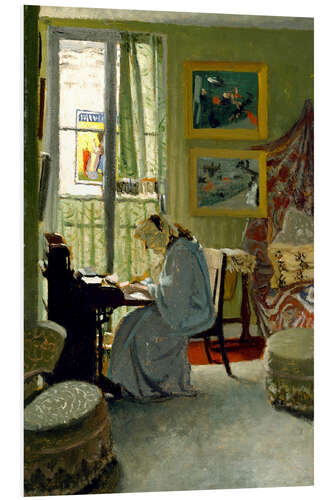 Tableau en PVC Woman Writing in an Interior, 1904