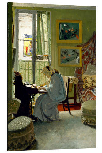 Gallery Print Schreibende Frau in einem Interieur, 1904