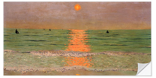 Wandsticker Sonnenuntergang, 1913