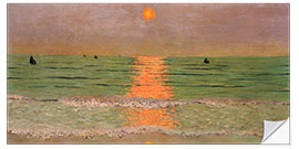 Wandsticker Sonnenuntergang, 1913