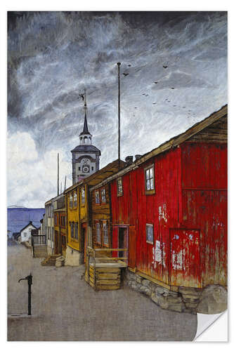 Autocolante decorativo Street in Røros