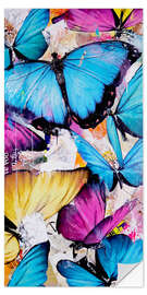 Vinilo para la pared Butterfly Paradise