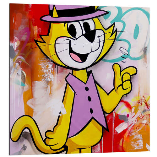 Aluminium print Topcat Pop Art