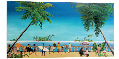 Foam board print Caribbean