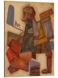 Magnettafel Mann und Fisch