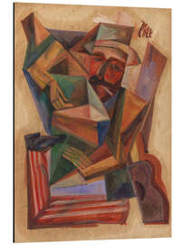 Magnettafel Mann und Gitarre