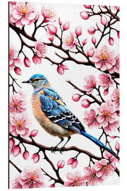 Cuadro de aluminio Cherry Blossom and Bird