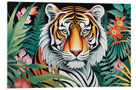 Stampa su PVC Tiger In The Jungle