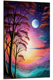 Magnettafel Verträumte Landschaft