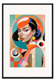 Gerahmter Kunstdruck Retro Style