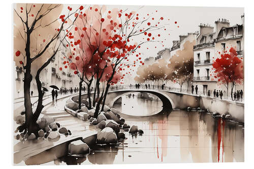 Tableau en PVC Romantic City