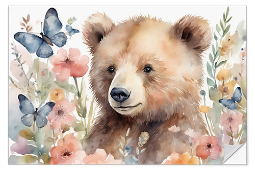 Wall sticker Baby Bear