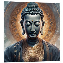 Foam board print Buddha Statue