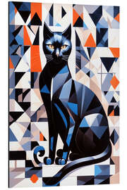 Magnettafel Low Poly Cat