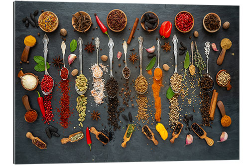 Galleritryk Exotic spices from all over the world