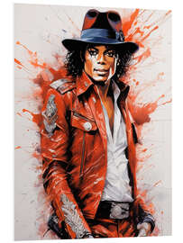 Foam board print Michael Jackson