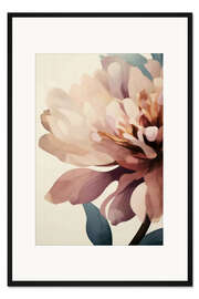 Gerahmter Kunstdruck Boho Blüte I