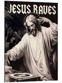 Magnettafel Jesus Raves