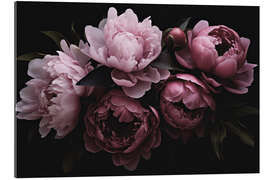 Tableau en plexi-alu Opulent Flowers Pastel Pink