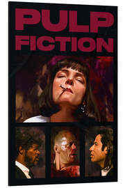 Aluminium print Pulp Fiction II