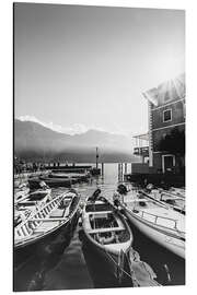 Aluminium print Porto di Gargnano