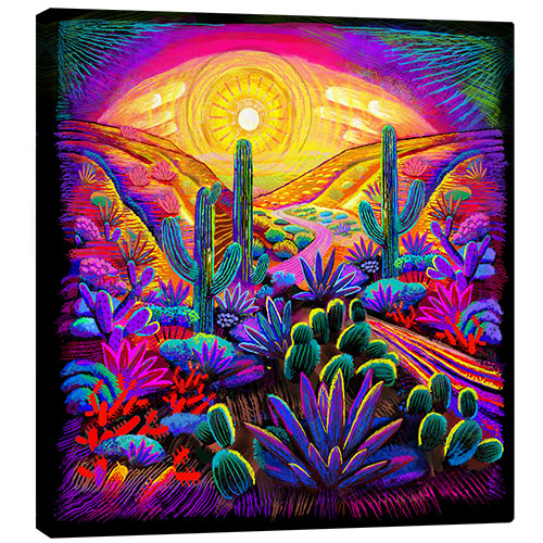 Canvas print Desert  Sunset