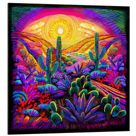 Magnettafel Wüstensonnenuntergang