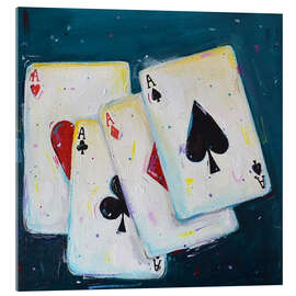 Acrylic print Playing Cards - Dawn Underwood