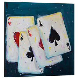 Cuadro de aluminio Playing Cards - Dawn Underwood