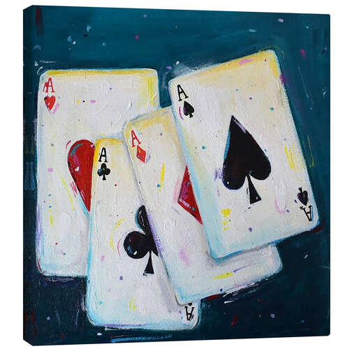Canvas print Playing Cards