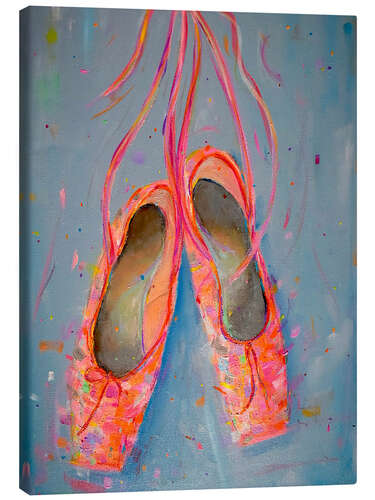 Quadro em tela Ballet Shoes