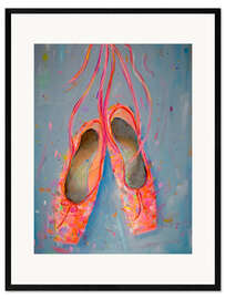 Impression artistique encadrée Ballet Shoes