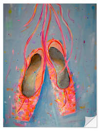 Självhäftande poster Ballet Shoes