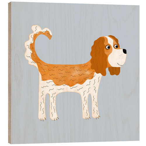 Stampa su legno Cavalier King Charles Spaniel