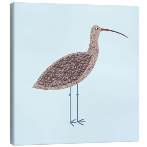 Canvas print Curlew