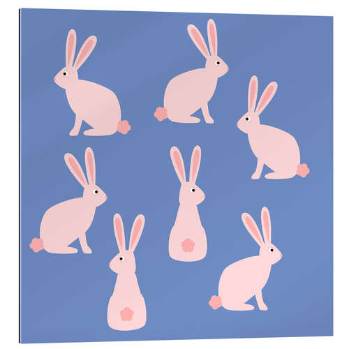 Galleriprint Seven Rabbits