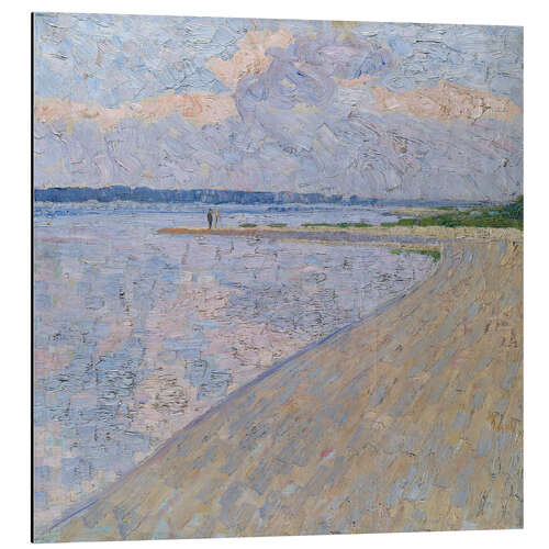 Aluminium print On the Rhine, Walter Ophey, 1907