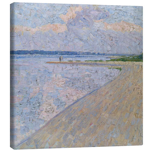 Lærredsbillede On the Rhine, Walter Ophey, 1907
