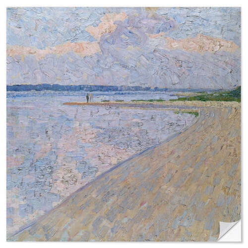 Wall sticker On the Rhine, Walter Ophey, 1907