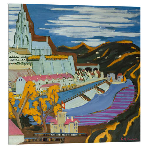 Gallery print View of Bern with Münster