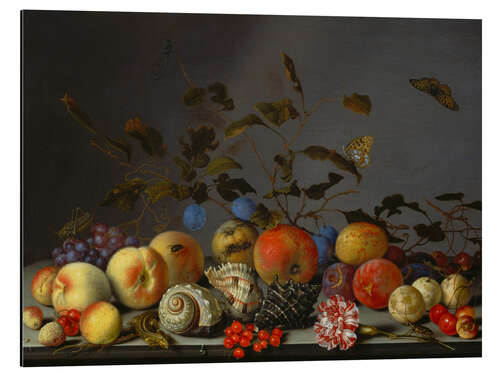 Aluminium print Still Life With Fruits