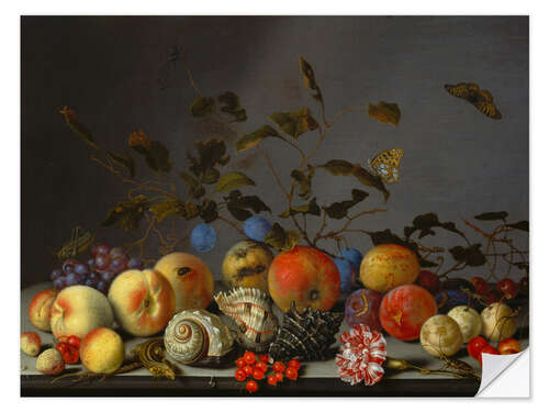 Vinilo para la pared Still Life With Fruits