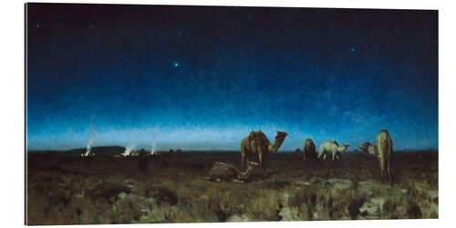 Gallery print Moonlit Night in the Desert, Eugen Bracht