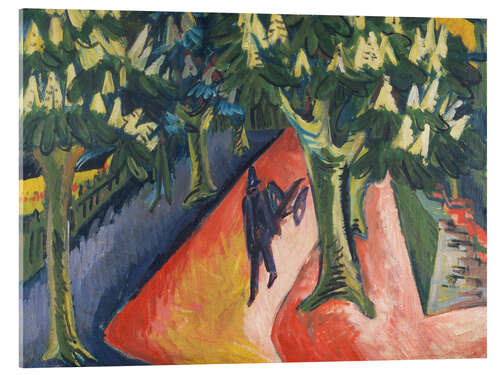 Cuadro de metacrilato Chestnut Alley, 1911