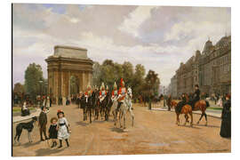 Aluminium print The Life Guards pass Hyde Park Corner, Filippo Baratti