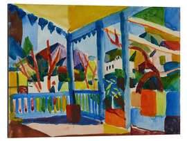 Magnettafel Terrasse des Landhauses in St. Germain, 1914